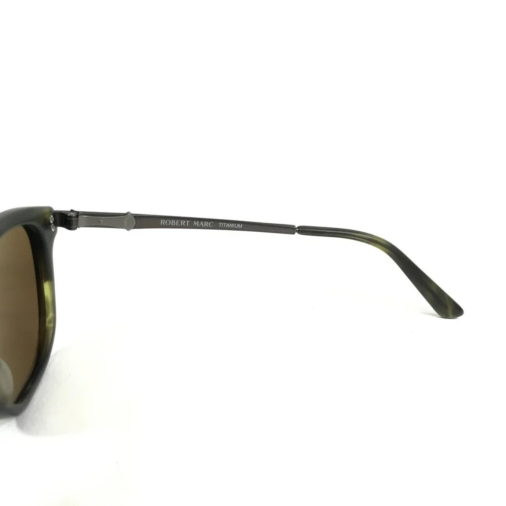 Robert Marc Sunglasses 916 306M Gray Green Tortoise Frames with Brown Lenses